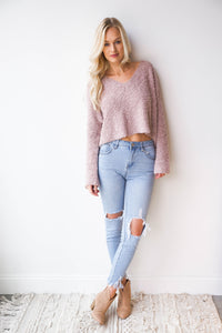mode, popcorn pullover