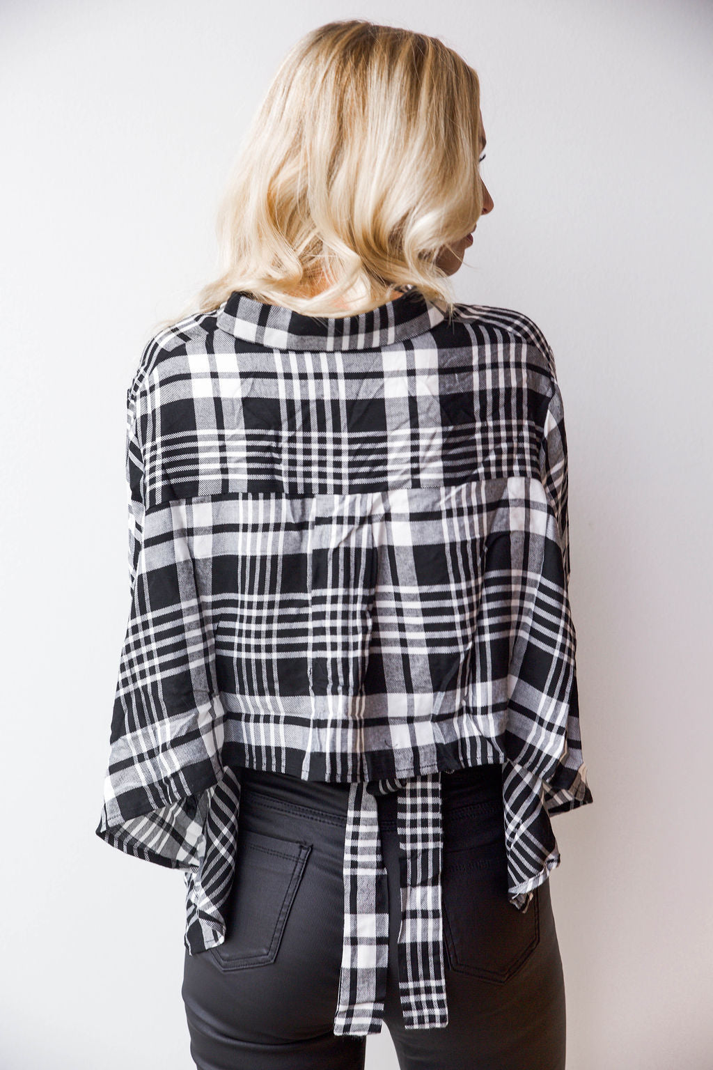 mode, Diane plaid top