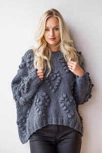 mode, pop the bubbly sweater