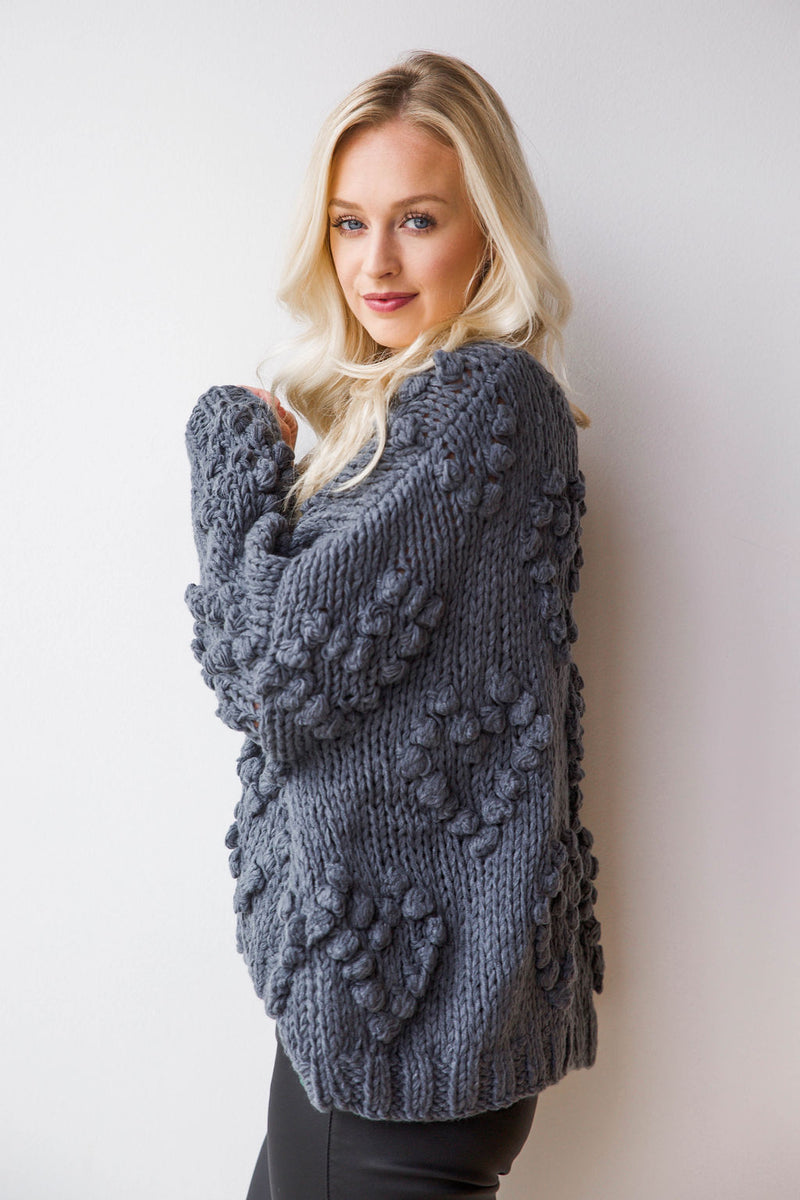mode, pop the bubbly sweater