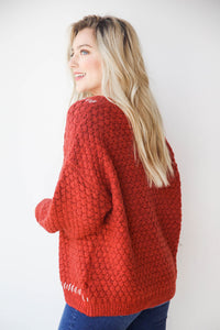 mode, stitched contrast sweater