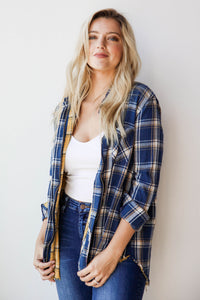 mode, inside and out plaid jacket