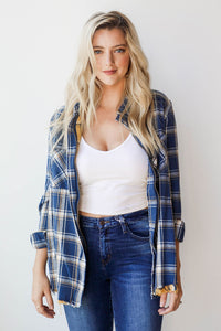 mode, inside and out plaid jacket