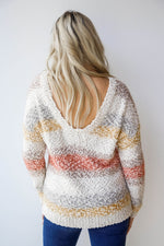 mode, survivor stripes sweater