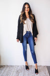 mode, high rise distressed skinny