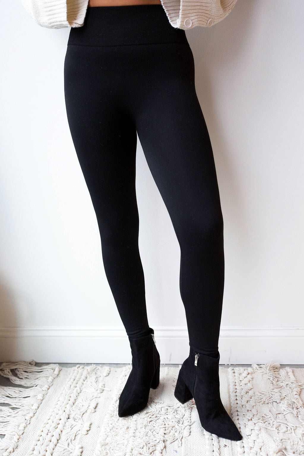 mode, fleece lined legging