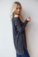 mode, cold shoulder tunic/dress