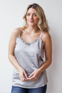 mode, staple silk cami