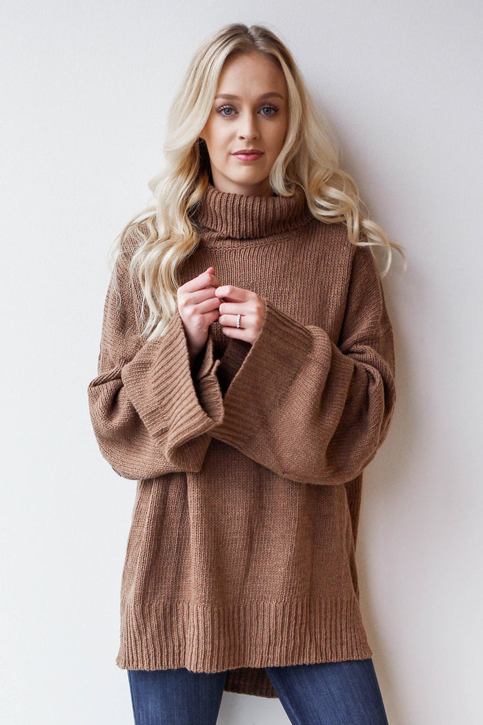 mode, on the side sweater