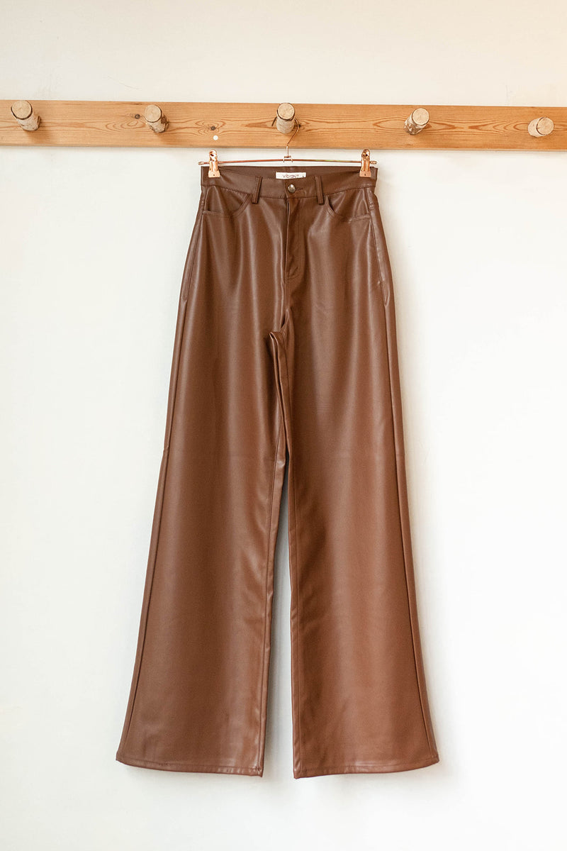 destiny vegan leather pants