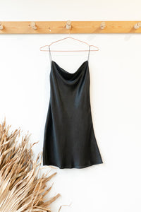 mode, feelin sassy satin dress