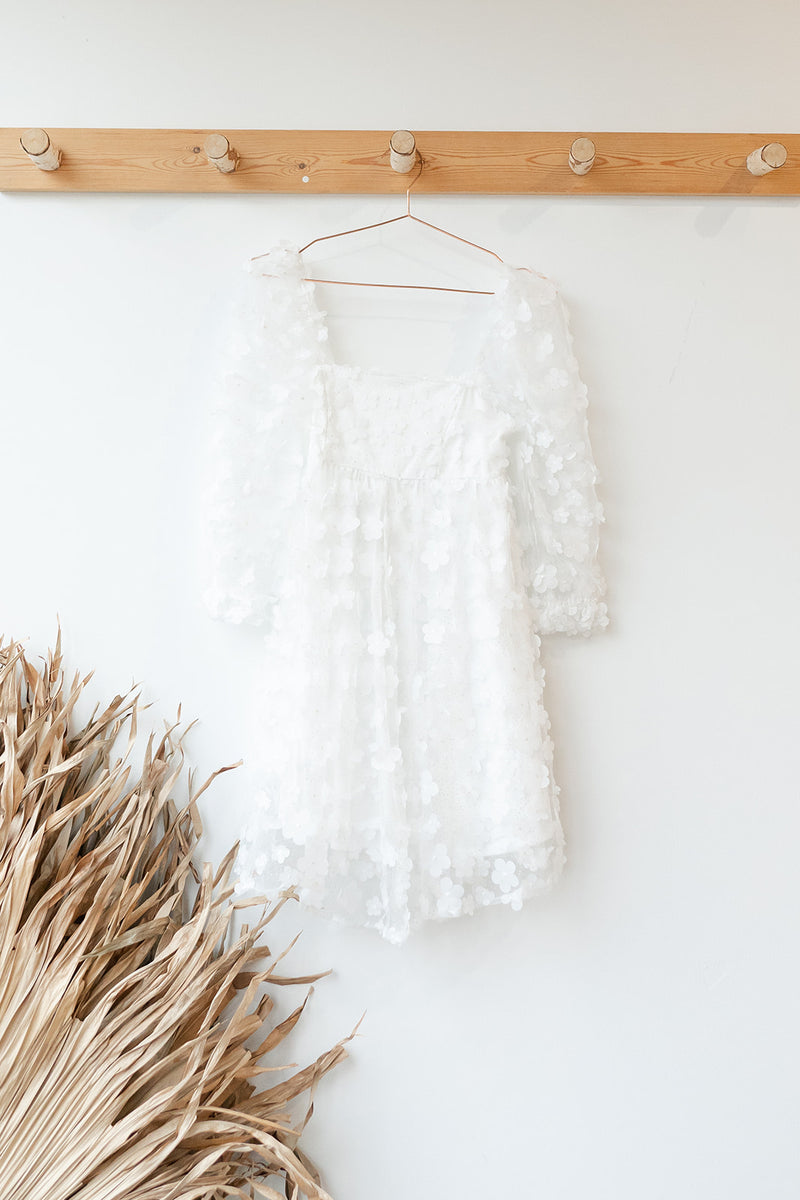 mode, bride to be mini dress