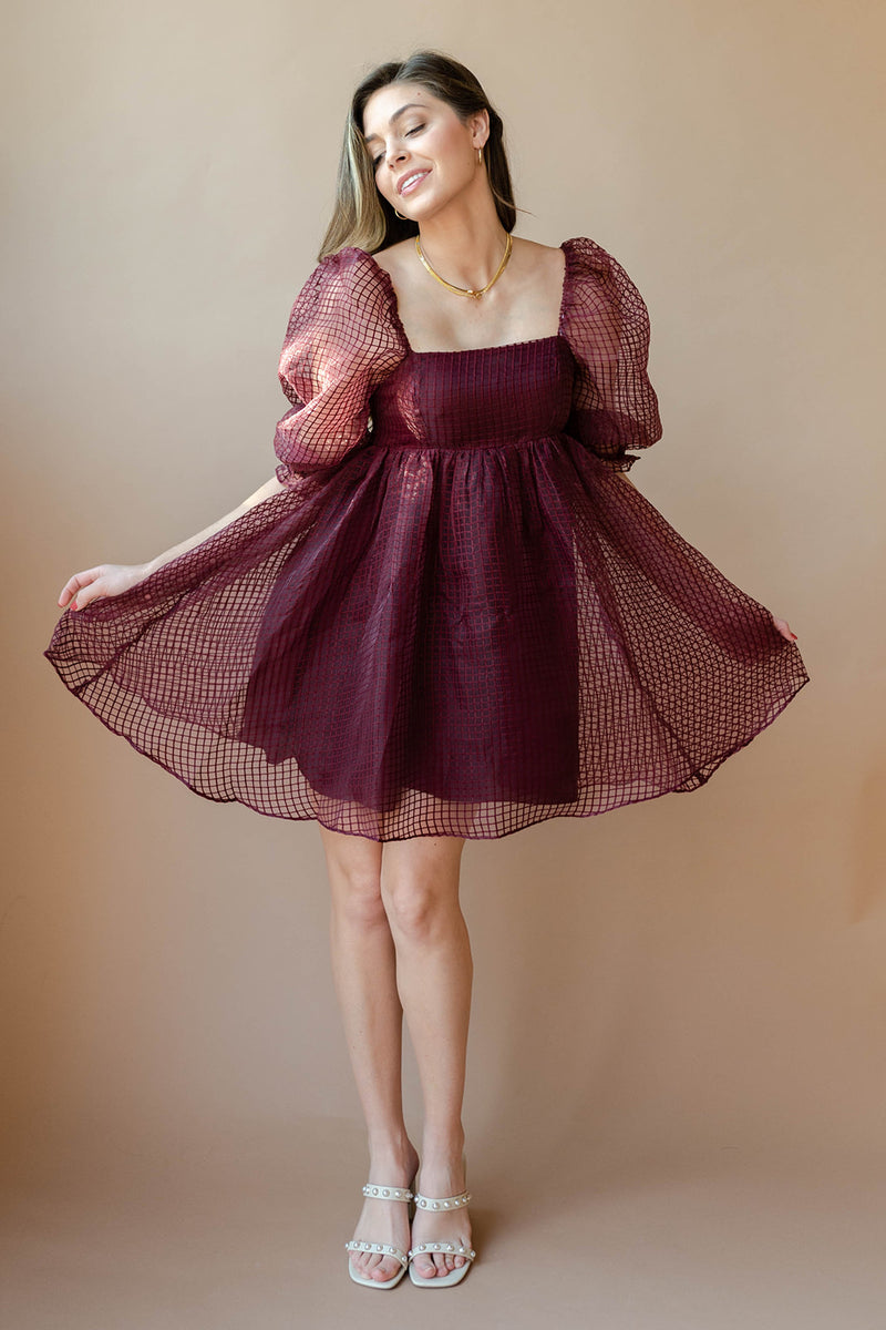 mode, aria mini dress
