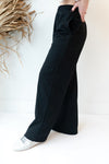 wide leg sweat pants