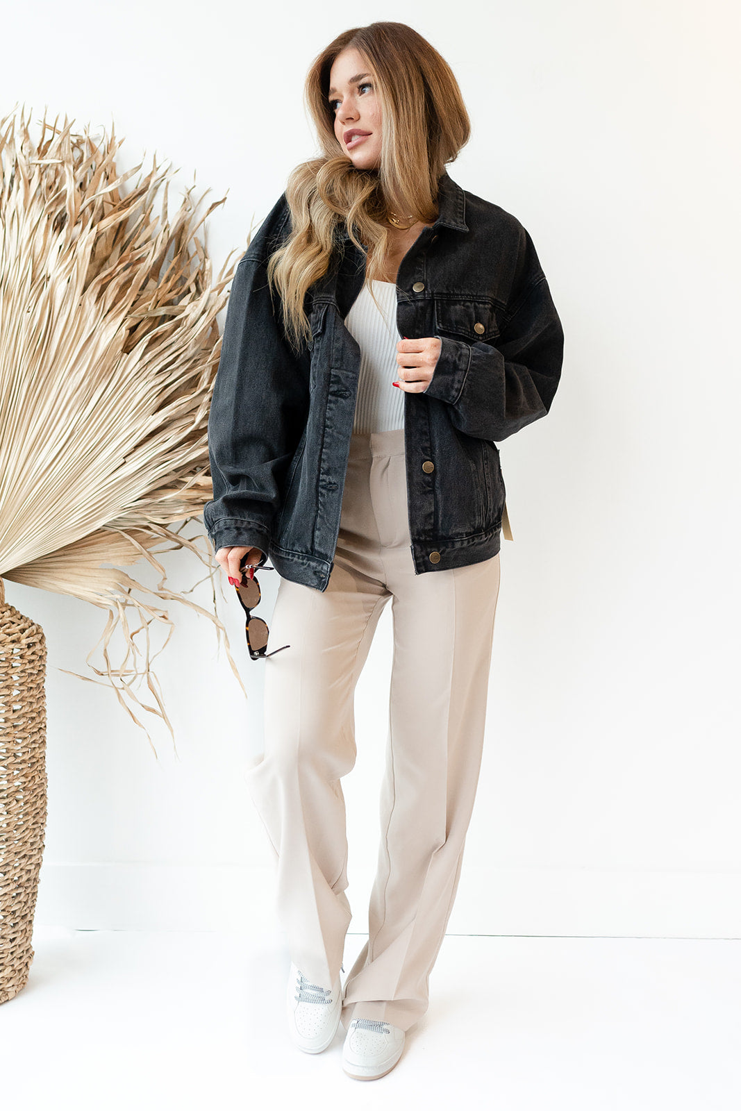 mode, night after night denim jacket