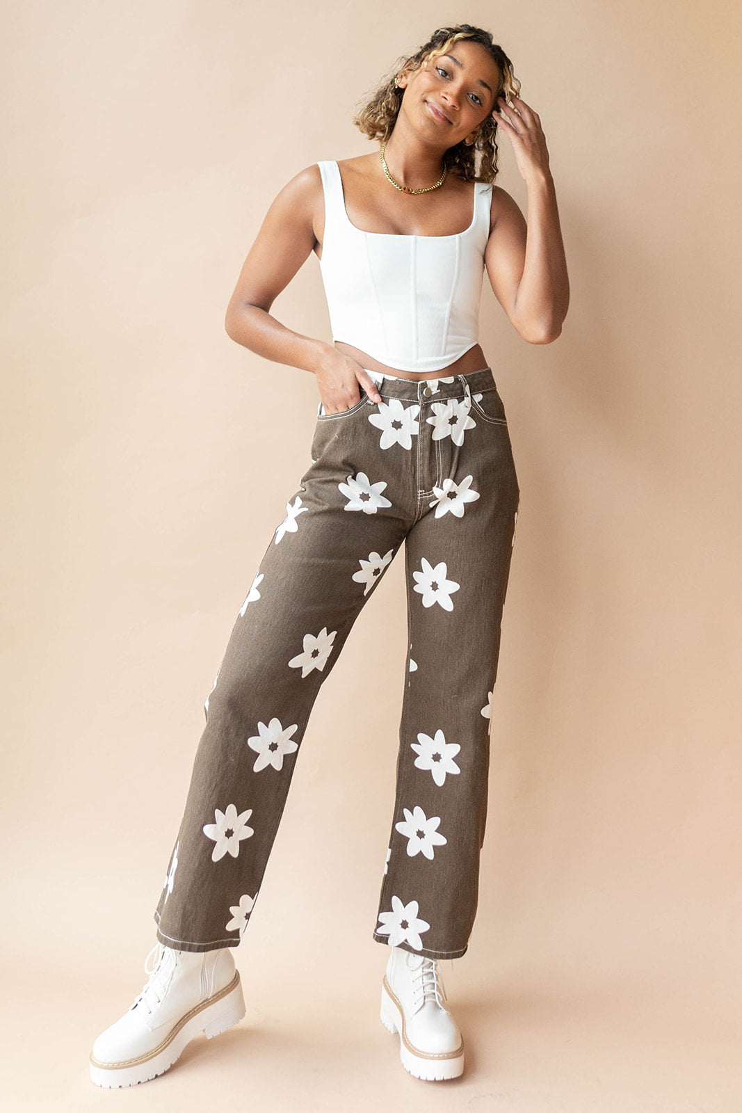 mode, fresh as a daisy pants