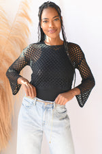 crochet long sleeve