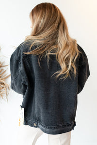 mode, night after night denim jacket