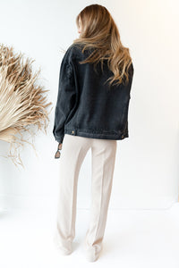 mode, night after night denim jacket