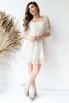 mode, bride to be mini dress