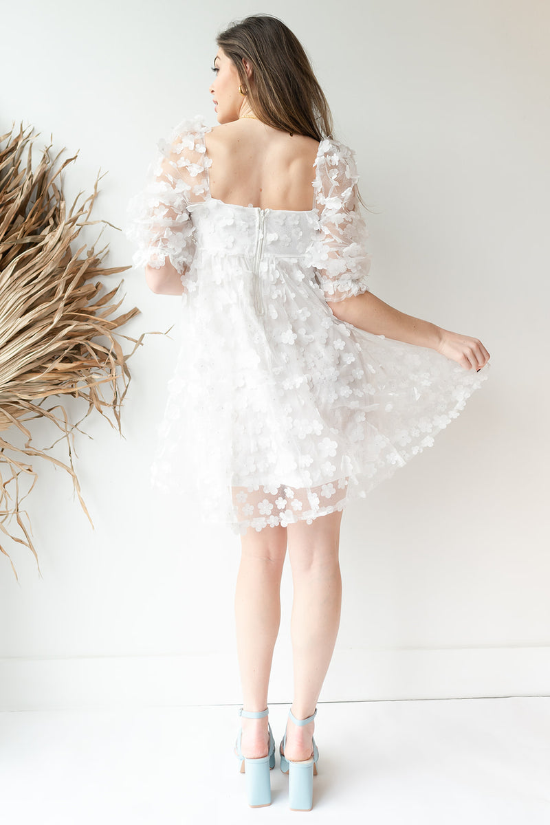 mode, bride to be mini dress