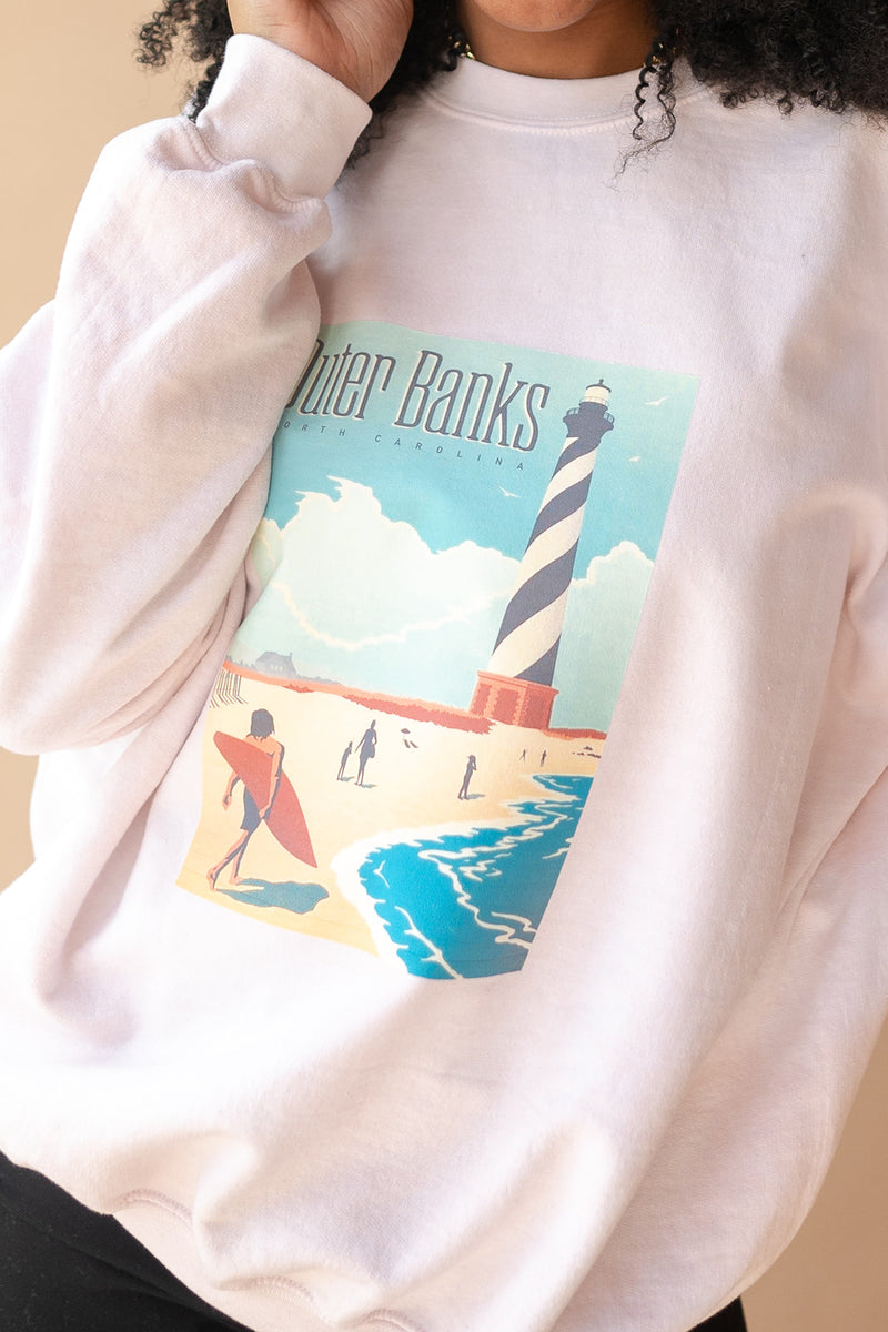 mode, outer banks sweater
