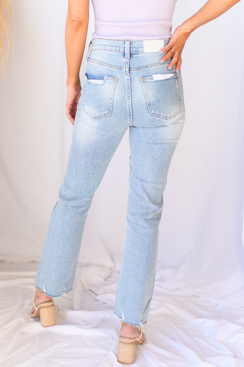 lennon high rise crop boot jeans