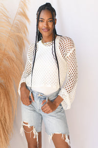 mode, crochet long sleeve