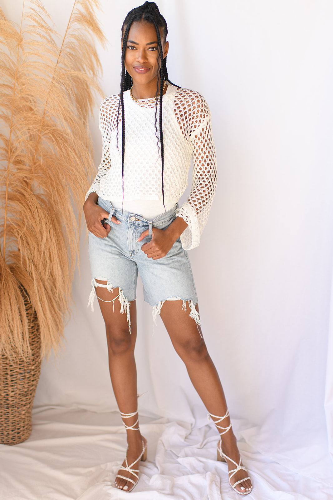 mode, crochet long sleeve