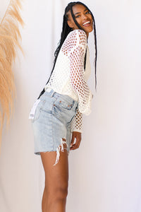 mode, crochet long sleeve