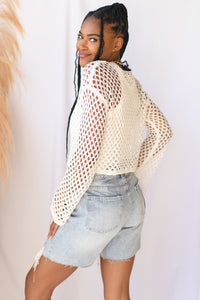 mode, crochet long sleeve