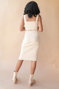 mode, fulton knit skirt