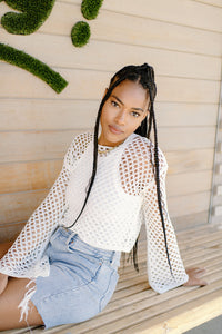mode, crochet long sleeve