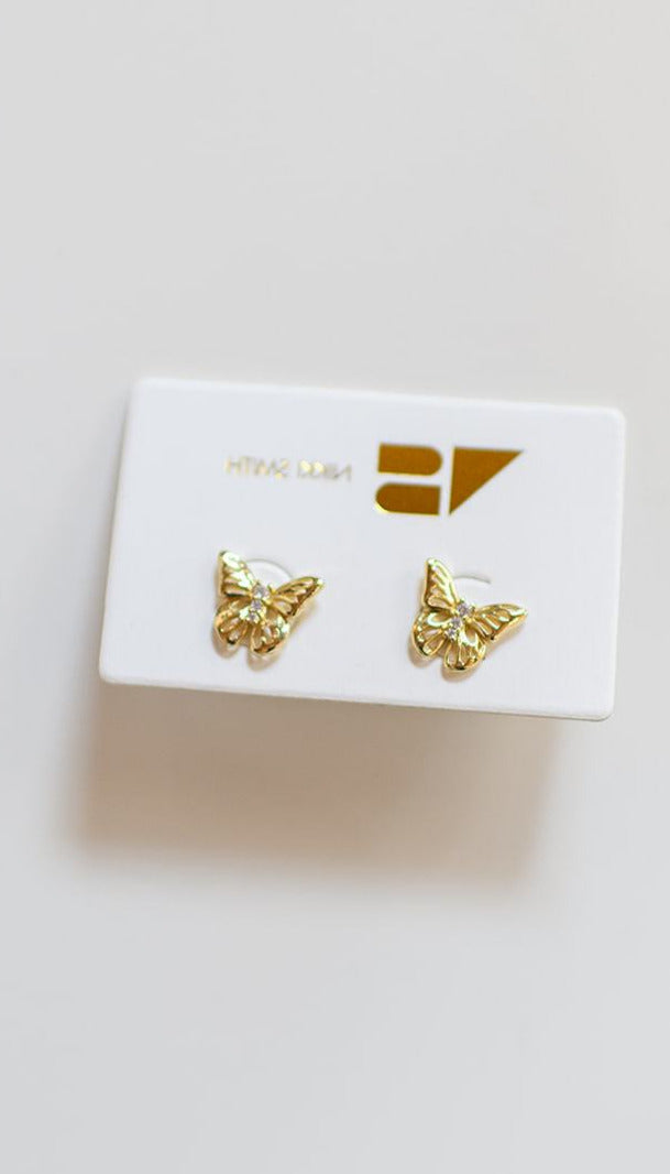 mode, skye butterfly studs