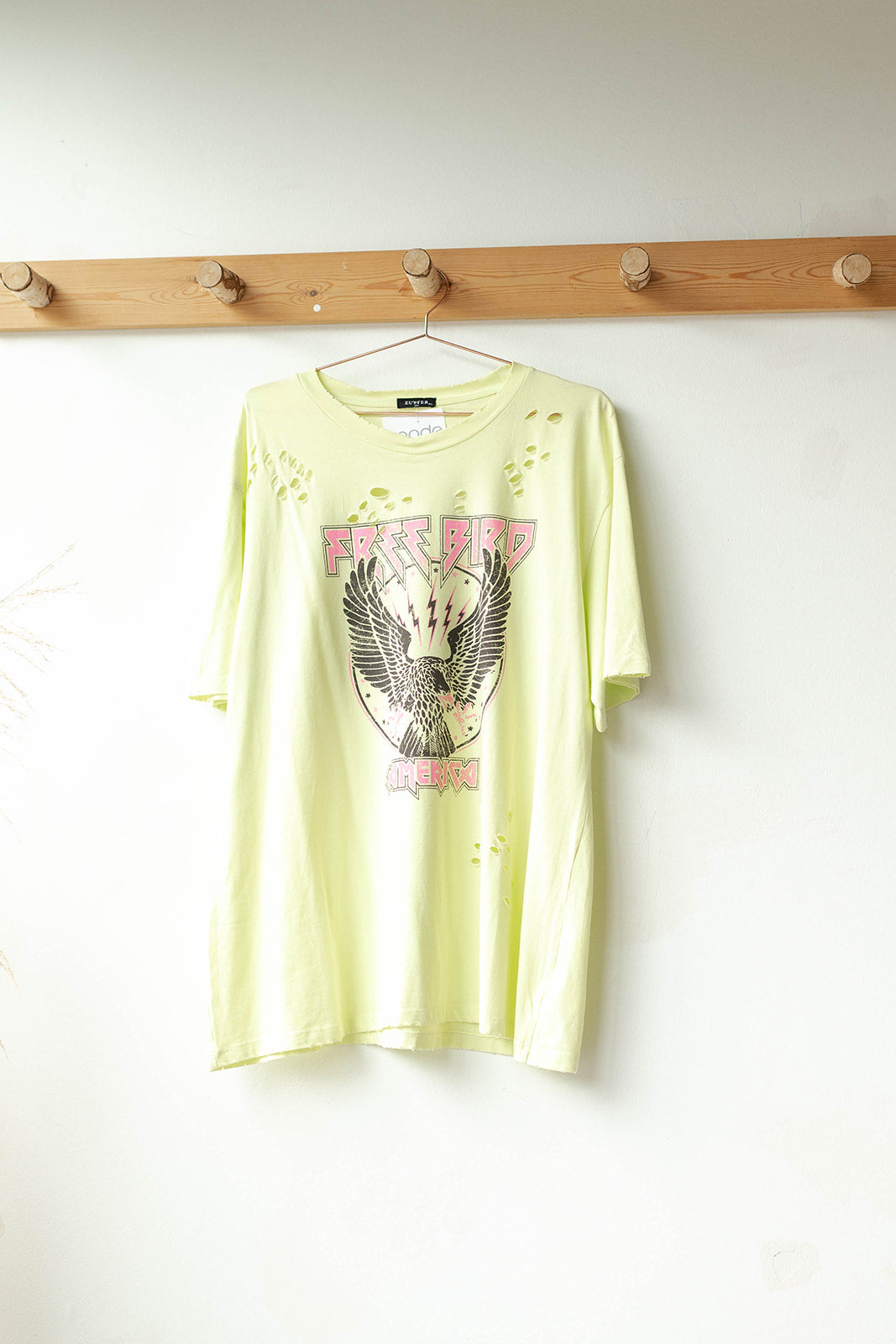 mode, american free bird tee