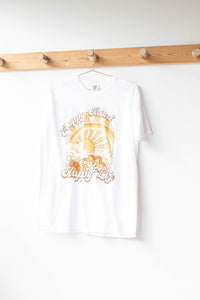 mode, happy mind happy life tee