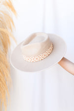 mode, emiko hat beige