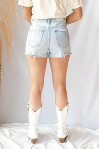 mode, maeve super high rise shorts