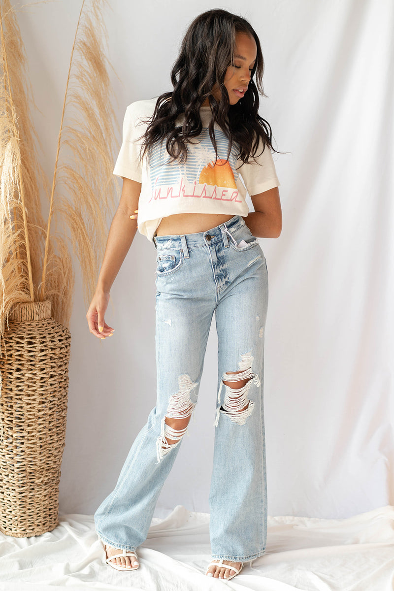 mode, stevie flare jeans