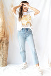 charlie high rise reconstructed jeans