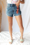 mode, kylee relaxed high rise cuffed shorts