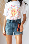 mode, kylee relaxed high rise cuffed shorts