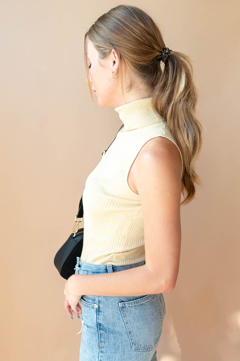 mode, emerie turtleneck neck top