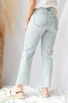 mode, charlie high rise straight jeans