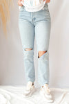 keaton high rise slim straight jeans 2.0