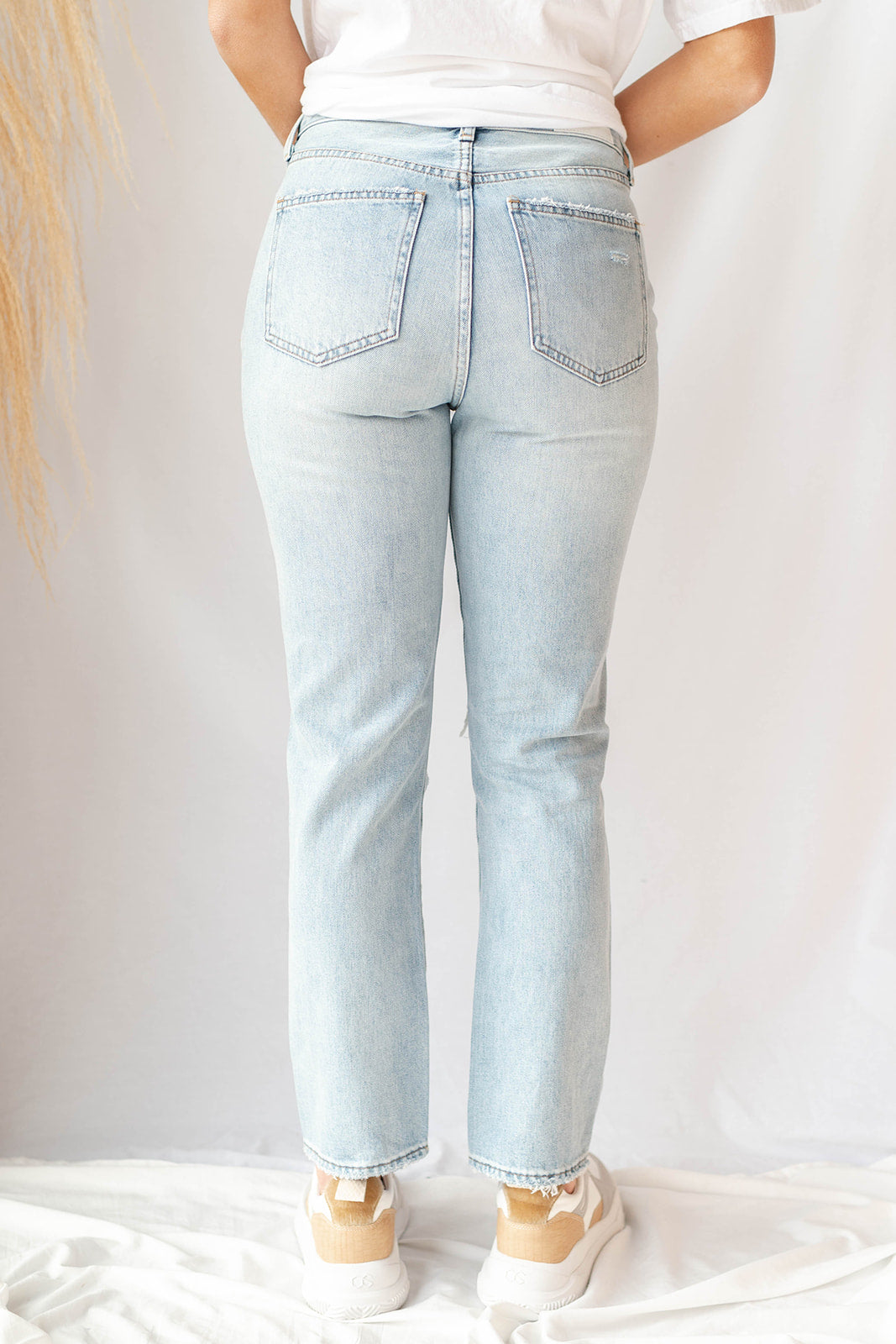 mode, keaton high rise slim straight jeans 2.0