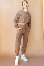 jayda crop sweatshirt