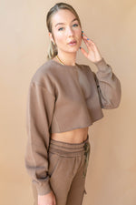 jayda crop sweatshirt
