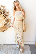 sand angel crochet top