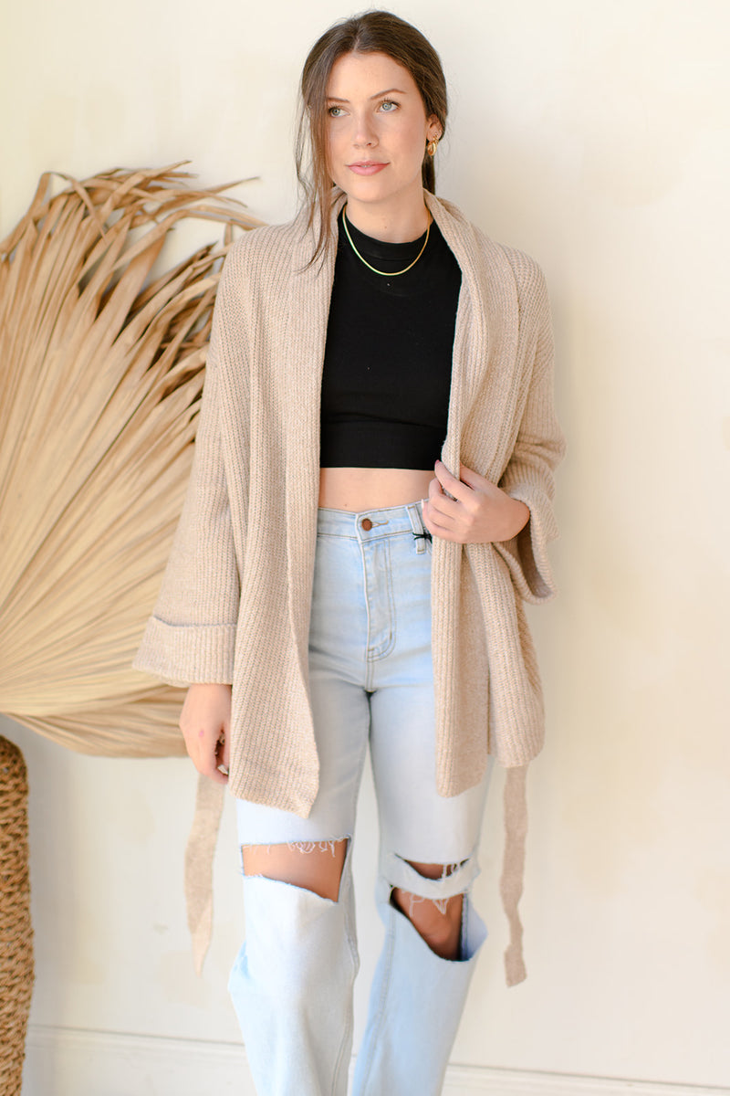nightout long sleeve kimono